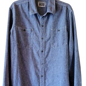 Converse One Star Mens Light Denim Colored Shirt, Size XL